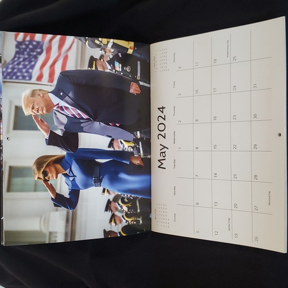 NWT 2024 Trump Calendar Ultimate Gift for Trump Fans Everywhere! - Picture 6 of 13